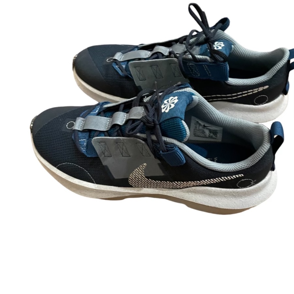 Nike Crater Impact Shoes Armory Navy-White-Marina Youth 6.5